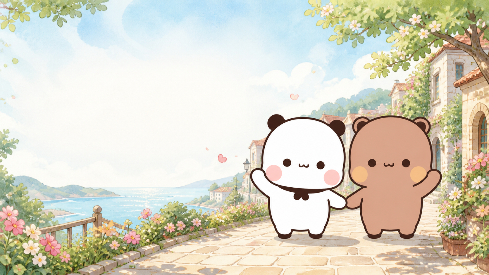 一二和布布在 xiongxiongland 歡迎你